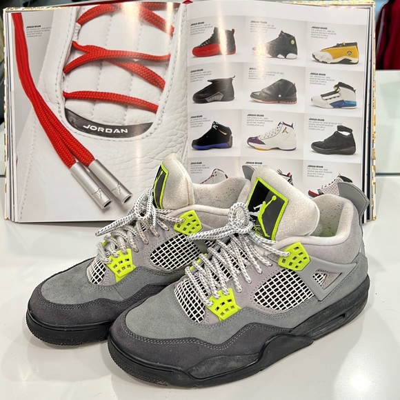 Air Jordan Nike Size8 neon - Picture 1 of 3